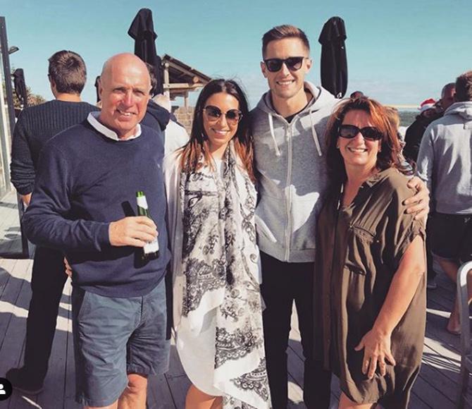 Chris Woakes married his girlfriend Amie Lious in 2017.
Chris Woakes posted this picture of himself with wife Amie Woakes and captioned it as, 