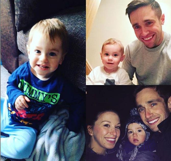 Chris Woakes posted this picture of himself with wife Amie Woakes and captioned it as, 
