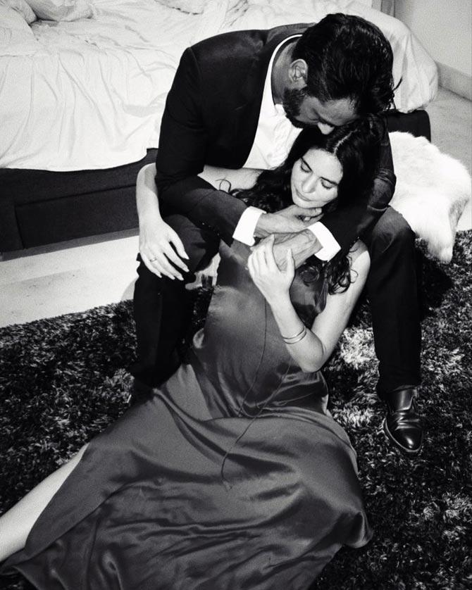 When Gabriella became pregnant, Arjun shared a sweet post on social media announcing the happy news to the world. He shared this picture and wrote, 