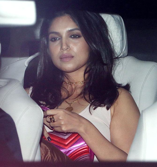 Bhumi Pednekar also attended the special screening of Malaal at YRF Studios in Andheri.
