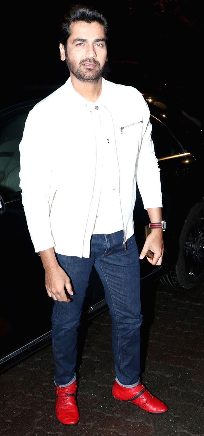 Arjan Bajwa also attended Kabir Singh's success bash at a popular restaurant in Khar.