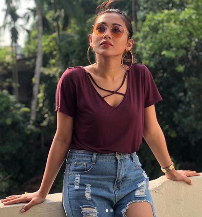 In photo: Actress-turned-politician Mimi Chakraborty sports a casual tee and denim as she looks poised and poignant while posing for the camera. Mimi captions this one: Basics!