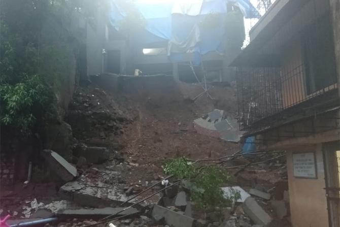 Landslide in Aarey Colony