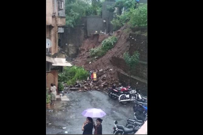 Landslide in Aarey Colony