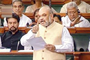 Law important to root out terror: Amit Shah as Opposition protests