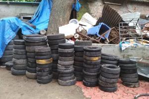 BMC removes 8729 tires in 6 months to curb spreading of malaria, dengue