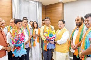 Ten Goa Congress MLAs officially join BJP