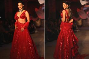Kiara Advani dazzles in red at India Couture Week 2019