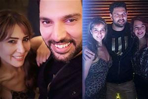 Kim Sharma attends ex-beau Yuvraj Singh's retirement bash