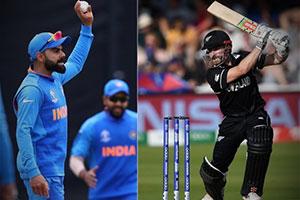 India vs New Zealand semifinal to resume today