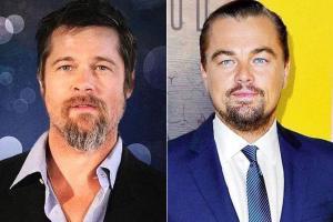 Brad Pitt teases Leonardo DiCaprio about 'Titanic' door scene