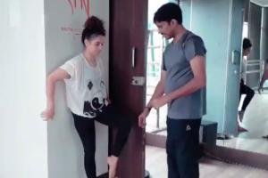 Sanya Malhotra's Kalaripayattu video is perfect for fitness motivation