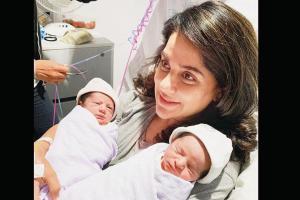 Actress Sara Afreen Khan delivers twins; See photo