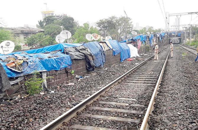 The notices are being served so that none of these sheets or dish antennae land on the railway tracks when it rains heavily