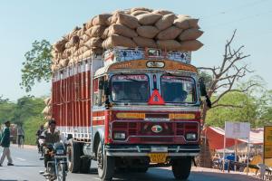 Over 100 trucks seized for overloading in Uttar Pradesh's Shamli