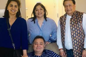 Anup Jalota visits Rishi Kapoor in New York