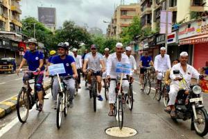 Mumbai: 250 riders rally for 'Save Water Save Life' awareness campaign