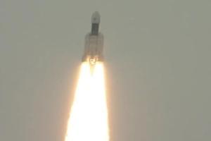 Chandrayaan-2: GSLV rocket carrying India's moon mission takes off