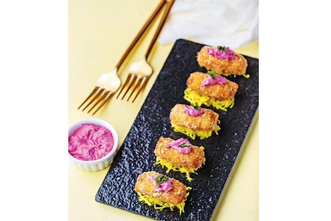 Bombay duck croquettes; 