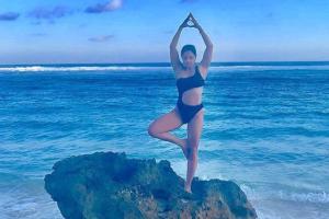Deanne Panday rocks the monokini look in Bali