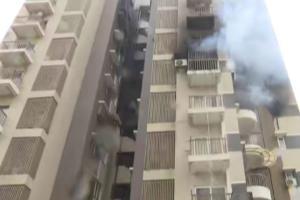 Fire broke out at residential building in Ahmedabad, one killed