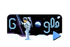 Google doodle celebrates 50 years of NASA's Moon landing