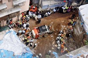 Dongri: Woman last to be pulled from debris fights for life