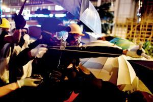 Hong Kong: Force used to deal with protesters