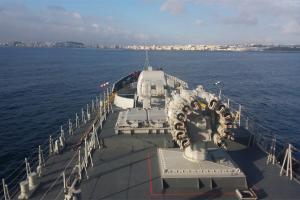 Indian Naval Ship Tarkash arrives in Morocco