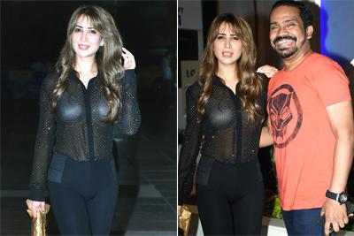 Kim Sharma Hot Sex - Kim Sharma's sheer hot shirt is perfect for monsoon