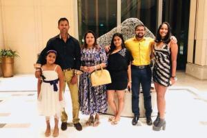 Umpire Kumar Dharmasena loves to unwind with his wife and kids
