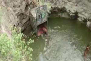 Four-year-old leopard rescued from well in Pune's Shirur Taluka