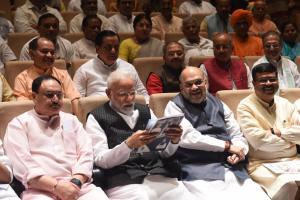 BJP parliamentary party meet: Narendra Modi, Amit Shah attend