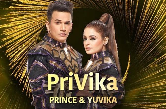 Prince Narula and Yuvika Chaudhary