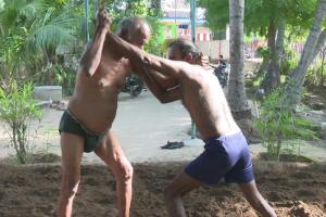 This 93-year-old man teaches, practices wrestling in Madurai