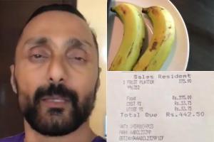 See it to believe it! Rahul Bose pays Rs 442.50 bill for two bananas