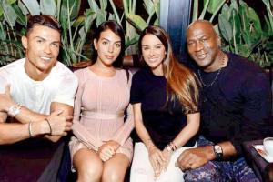 Ronaldo, partner Georgina double date with Michael Jordan and wife