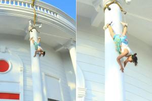 See photos: Saba Saudagar performs stunts in Booo-Sabki Phategi
