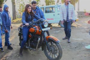 Sagarika Ghatge learns to ride bike for Boss: Baap of Special Services