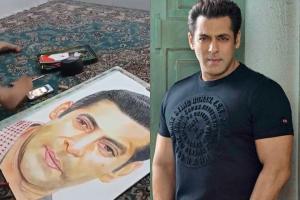 Salman Khan receives painting from a special fan; watch video
