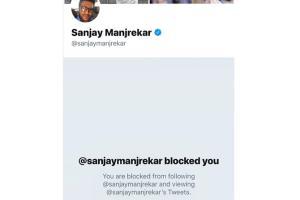 Sanjay Manjrekar blocks Michael Vaughan on Twitter after ugly spat