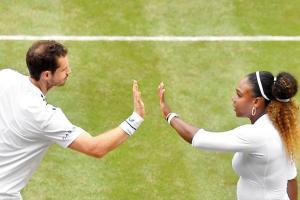 Wimbledon: Serena feels the pressure of partnering Andy Murray