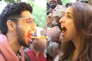 'Jabariya Jodi' Sidharth and Parineeti Chopra relish 'Fire Paan'