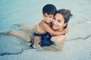 Soundarya Rajinikanth trolled over son's swimming pool picture