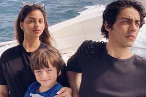 Pics: SRK holidays with Gauri Khan, Suhana, Aryan and AbRam in Maldives