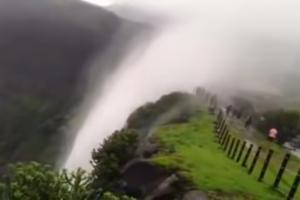Watch Video: This reverse waterfall in Maharashtra defies gravity