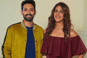 Pics: Vikrant Massey and Harleen Sethi on Broken But Beautiful 2's set
