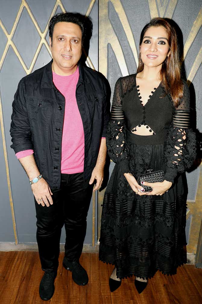 Govinda and daughter Tina Ahuja also attended Mika Singh's birthday bash at a popular pub in Andheri.