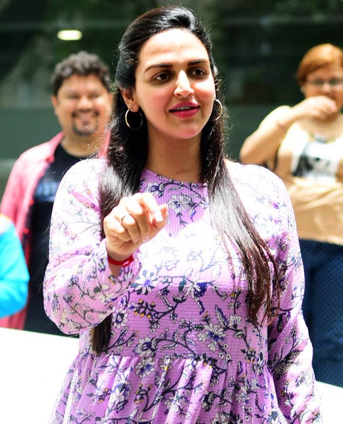Mother Hema Malini took a break from her political commitments in Mathura to be beside Esha during the delivery. 
