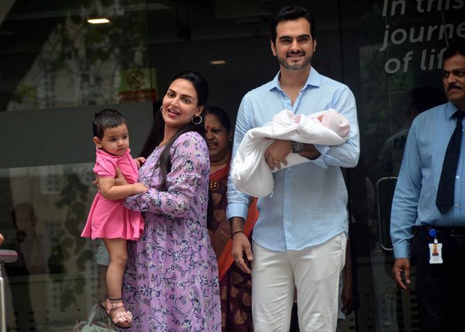 Esha Deol and Bharat Takhtani welcomed their daughter on June 10. They are already parents to daughter Radhya, who was born on October 23, 2017.